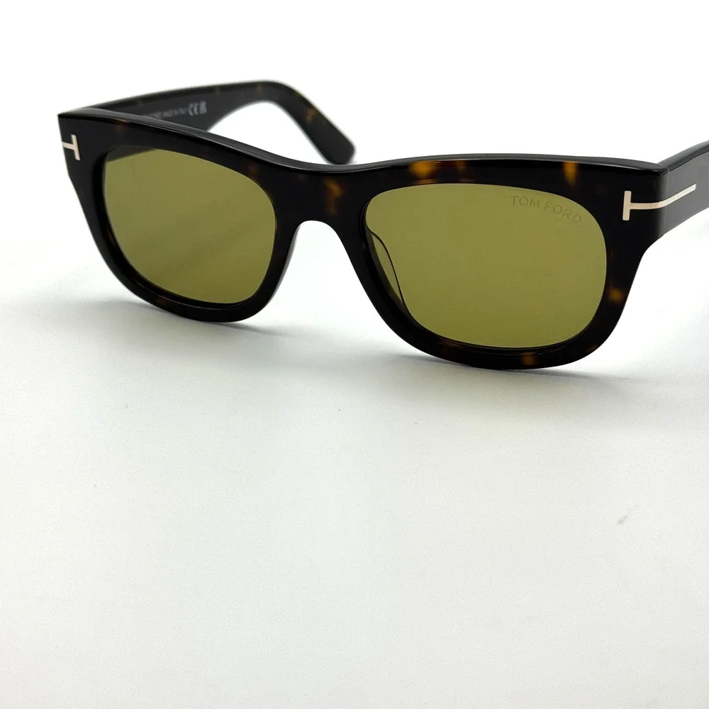 Tom Ford Sunglasses Marshall-02 TF1334 52N Havana Frame Amber Lens 54mm New